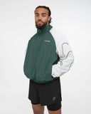 BOXRAW TUNERO SHELL TRACK JACKET - GREEN/WHITE