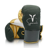 ARES SPECIALE LACE UP BOXING GLOVE-GREEN/GOLD