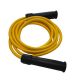 AMPRO LEGEND 10ft ADJUSTABLE BALL BEARING THAI SKIPPING ROPE - BLACK/YELLOW