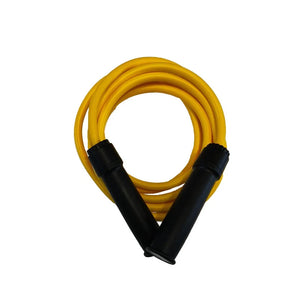 AMPRO LEGEND 10ft ADJUSTABLE BALL BEARING THAI SKIPPING ROPE - BLACK/YELLOW