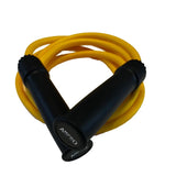 AMPRO LEGEND 10ft ADJUSTABLE BALL BEARING THAI SKIPPING ROPE - BLACK/YELLOW
