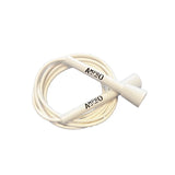 AMPRO 10ft ADJUSTABLE SPEED SKIPPING ROPE - WHITE