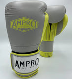 AMPRO HYBRID POWERTECH HOOK & LOOP SPARRING grey/lime
