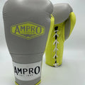 AMPRO HYBRID POWERTECH LACE SPARRING GLOVE GLOVE - GREY/LIME