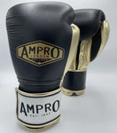 AMPRO HYBRID POWERTECH HOOK & LOOP SPARRING black/gold