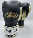 AMPRO HYBRID POWERTECH HOOK & LOOP SPARRING black/gold