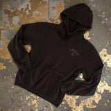 KRONK FADED GLOVES HOODIE-DARK BROWN