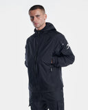 BOXRAW DUNDEE WINDBREAKER JACKET - BLACK