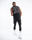 BOXRAW HRDR FSTR SMTR MUSCLE TANK - BLACK