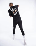 BOXRAW WE DON'T PLAY BOXING OVERSIZED T-SHIRT - BLACK