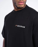 BOXRAW WE DON'T PLAY BOXING OVERSIZED T-SHIRT - BLACK