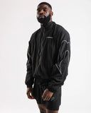 BOXRAW TUNERO SHELL TRACK JACKET - BLACK