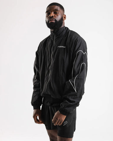 BOXRAW TUNERO SHELL TRACK JACKET - BLACK