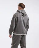 BOXRAW EAST STREET HOODIE - DISTRESSED GREY