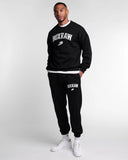 BOXRAW EAST STREET TRACKSUIT BOTTOMS - BLACK