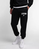 BOXRAW EAST STREET TRACKSUIT BOTTOMS - BLACK