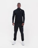 BOXRAW VALDES 1/4 ZIP TOP - BLACK
