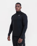 BOXRAW VALDES 1/4 ZIP TOP - BLACK