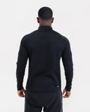 BOXRAW VALDES 1/4 ZIP TOP - BLACK