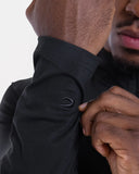 BOXRAW VALDES 1/4 ZIP TOP - BLACK