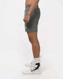 BOXRAW VALDES 7" TRAINING SHORTS-GREEN