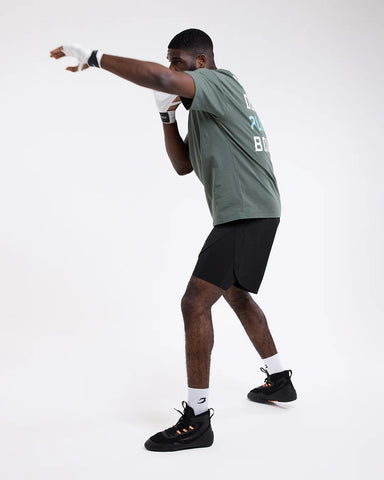 BOXRAW WE DON'T PLAY BOXING OVERSIZED T-SHIRT - GREEN