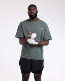 BOXRAW WE DON'T PLAY BOXING OVERSIZED T-SHIRT - GREEN