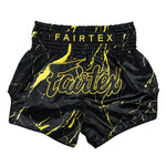 FAIRTEX MUAY THAI SHORTS -  BLACK MARBLE