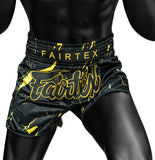 FAIRTEX MUAY THAI SHORTS -  BLACK MARBLE