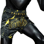 FAIRTEX MUAY THAI SHORTS -  BLACK MARBLE