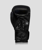 EXIGO® CONTENDER SPARRING BOXING GLOVES - STRAP - BLACK