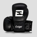 EXIGO® CONTENDER SPARRING BOXING GLOVES - STRAP - BLACK