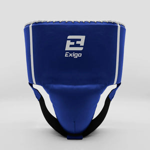 EXIGO® C4 CLASSIC LEATHER ABDOMINAL GUARD - BLUE/WHITE