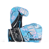 BRAVOSE LIMITED EDITION 16OZ STRAP SPARRING GLOVE - BLUE EDITION