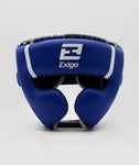EXIGO® C3 CLASSIC LEATHER HEAD GUARD - BLUE/WHITE
