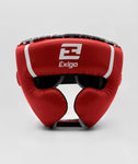 EXIGO® C3 CLASSIC LEATHER HEAD GUARD - RED/WHITE