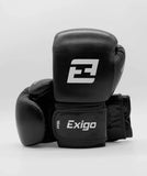 EXIGO® CONTENDER SPARRING BOXING GLOVES 2.0 BLACK - STRAP