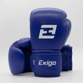 EXIGO® CONTENDER SPARRING BOXING GLOVES 2.0 BLUE - STRAP