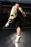 STING TAIPAN MMA SHIN & FOOT PROTECTOR-BEIGE/BROWN
