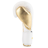 BRAVOSE ELITE PRO 2.0 STRAP SPARRING GLOVES - WHITE/GOLD