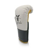 ARES SPECIALE LACE UP BOXING GLOVE-WHITE/GREEN/GOLD