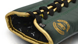 ARES SPECIALE LACE UP BOXING GLOVE-WHITE/GREEN/GOLD