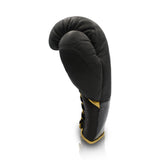 ARES SPECIALE LACE UP BOXING GLOVE - BLACK/GOLD
