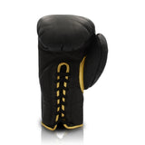 ARES SPECIALE LACE UP BOXING GLOVE - BLACK/GOLD