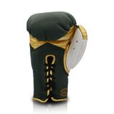 ARES SPECIALE LACE UP BOXING GLOVE-GREEN/GOLD