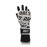 ARES APOLLO HAND WRAPS WITH GEL & FOAM KNUCKLE PAD - WHITE