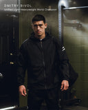 BOXRAW DUNDEE WINDBREAKER JACKET - BLACK