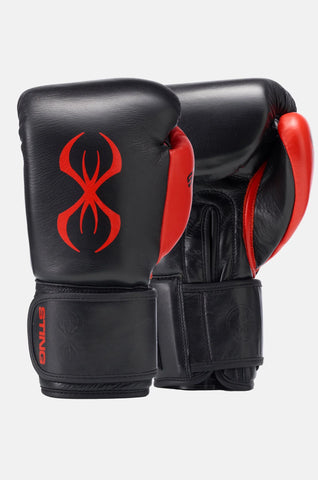 STING EVOLUTION VELCRO GLOVES VELCRO-BLACK/RED