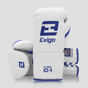 EXIGO® C1 CLASSIC PRO CONTEST GLOVES - WHITE/BLUE