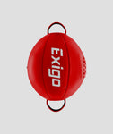 EXIGO® SUPER PRO LEATHER GYM DOUBLE END BALL - RED